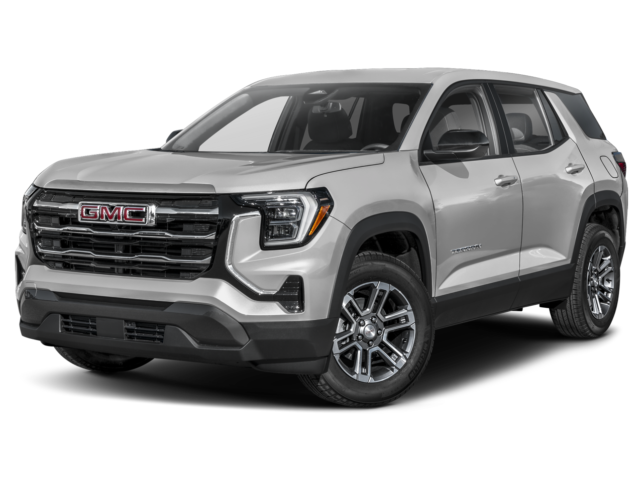 2026 GMC Terrain Elevation in Riverstone Metallic — front three-quarter view