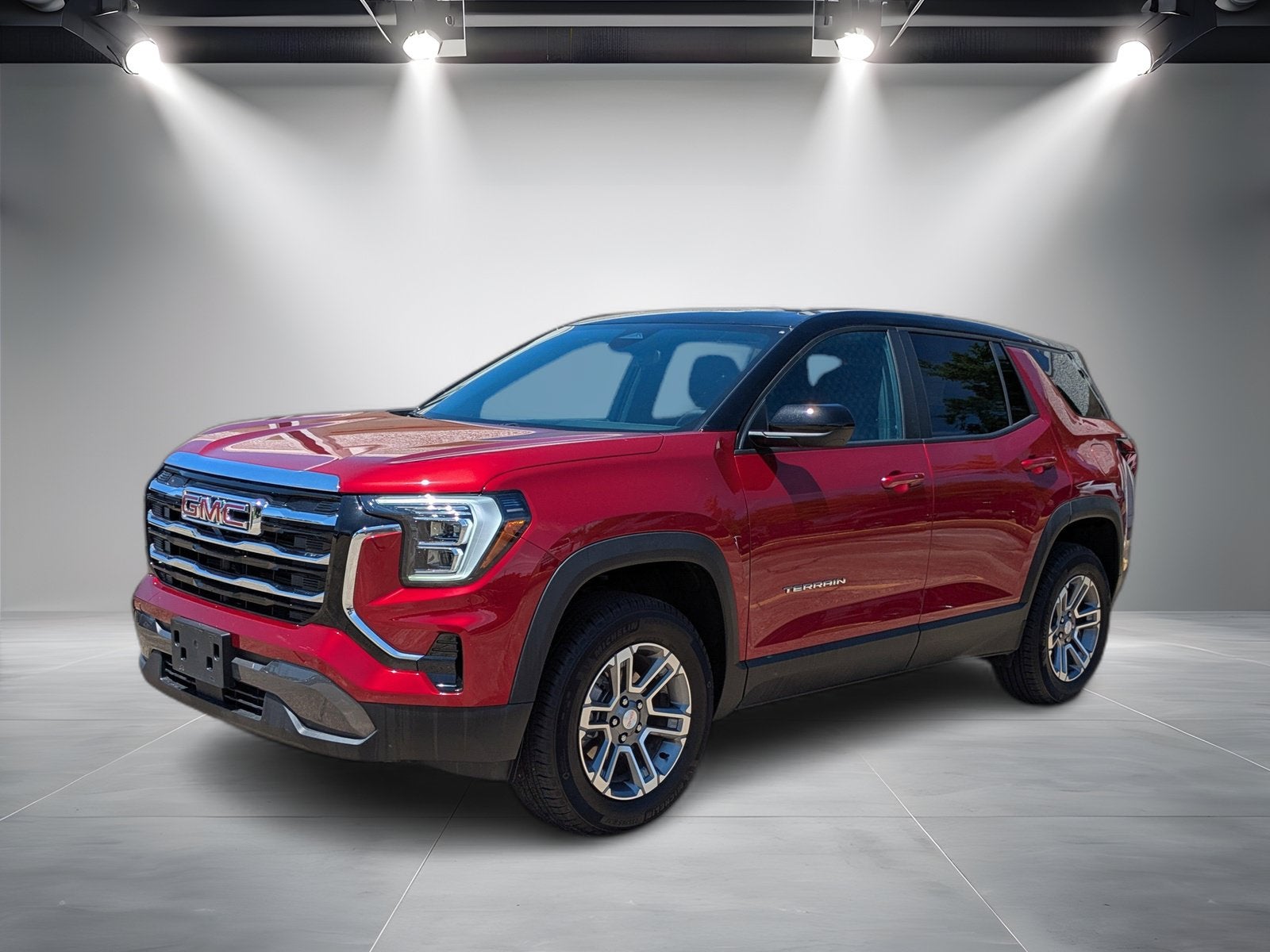 2026 GMC Terrain Elevation in Volcanic Red Tintcoat — front three-quarter view