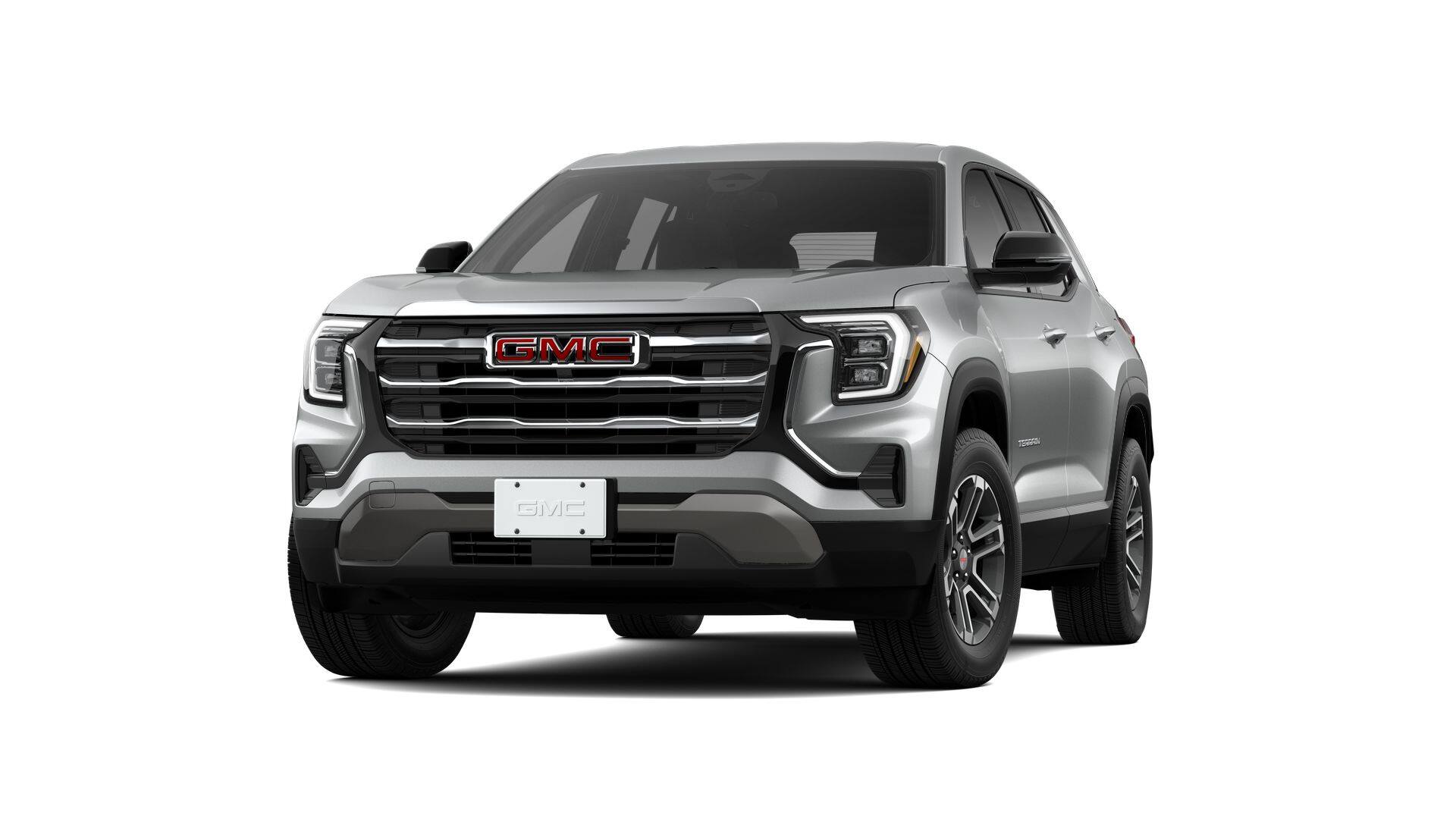 2026 GMC Terrain Elevation in Sterling Metallic — front three-quarter view