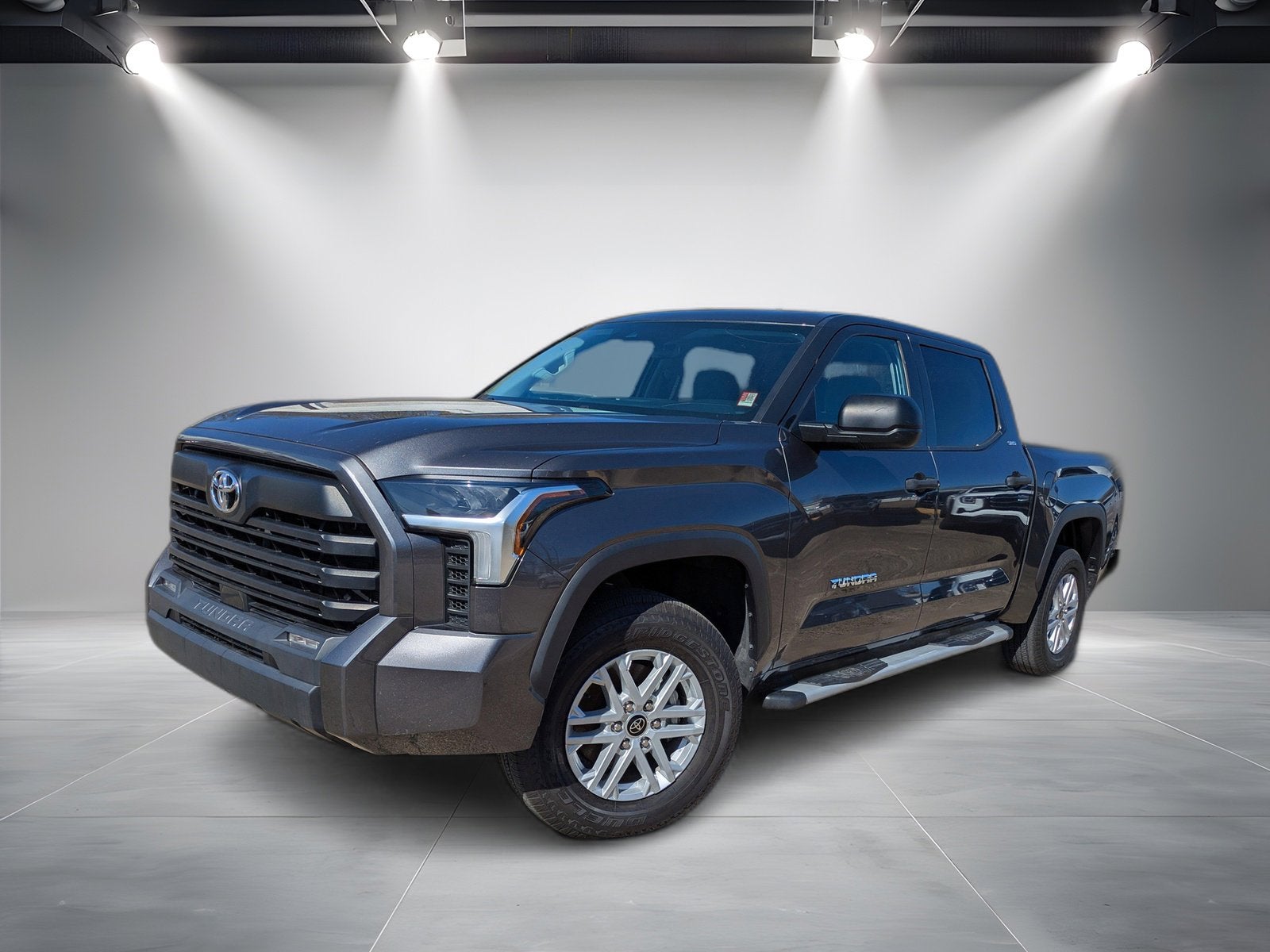 2023 Toyota Tundra SR5 in Gray — front three-quarter view